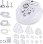 Vacuum Therapy Cupping Machine with 30 Cups and 3 Metal Gua Sha Handles for Salon SPA, Body, Back, Face Massage Care