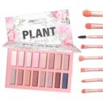 Vegan Eyeshadow Palette Organic 16 Colors Highly Pigmented Metallic Colorful Long Lasting Nude Eyeshadow Shimmer Palette