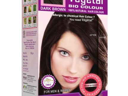 Vegetal Bio Hair Colour Dark Brown 50gm (1.8 Oz) Safe and Natural Hair Dye