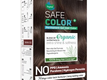 Vegetal Permanent Hair Dye Dark Brown 70ml (2.4 Oz) Safe Gel Hair Color
