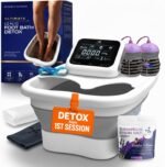 Vital Vibes Ultimate Ionic Foot Bath Detox Machine, Touch Display, Spa kit