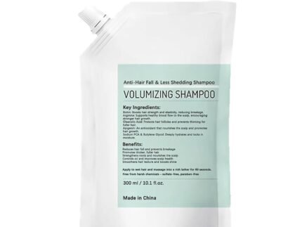 Volumizing Shampoo，Anti-Hair Fall & Less Shedding Shampoo，Enriched with Multiple Plant Extracts to Promote Hair Growth while Regulating Scalp Oil Production and Nourishing the Scalp，300ml