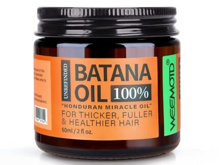 WEEMOTD 100% Raw Batana Oil for Hair from Honduras, 2 Fl Oz, Bright Coffee