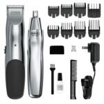 Wahl Groomsman Rechargeable Beard Trimmer Kit & Bonus Battery Nose Trimmer