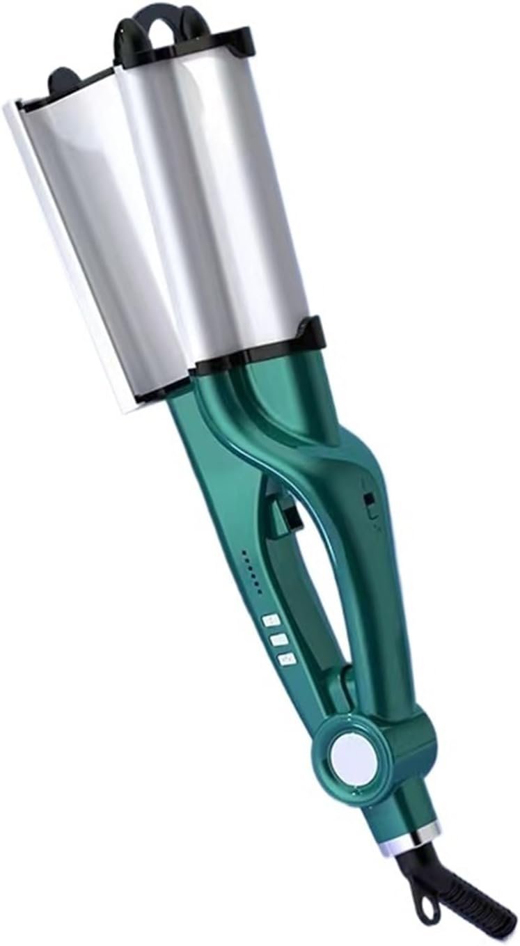 Water Wave Hair Curling Iron 28mm Deep Wave Hair Curler Electric Hair Curler Styling Tool Heater Crimper Curler Corn(Green,US) Water Wave Hair Curling Iron 28mm Deep Wave Hair Curler Electric Hair Curler Styling Tool Heater Crimper Curler Corn(Green,US)