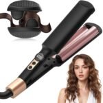 Waver Curling Iron Hair Crimper 3/4 Inch, 5 Temp Mini Portable Curling Wand
