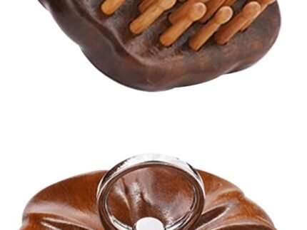 Wooden Scalp Massager for Hair Growth Support, Bamboo Scalp Massager Brush for Head Relaxation, Scalp Stimulation & Hair Oil Distribution, Natural Wooden Massager for Face and Body Care