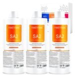 YMEYFAN SA2 Solution (English Ver.), Aqua Peeling Solution for Hydrogen Oxygen Facial Machine Professional, Facial Deep Cleansing for Oily-Prone Skin Exfoliate Serums for Face Skin Care(400mlx3PCS)