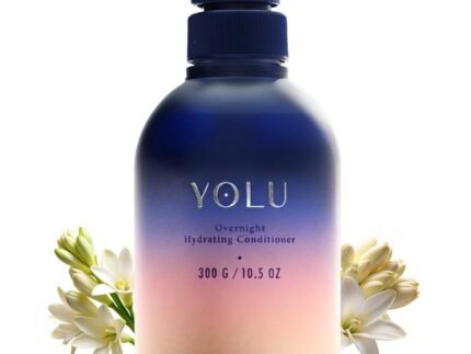 YOLU – Deep Conditioner for Damaged Hair – Japanese Overnight Hydrating Conditioner – Frizz Control Detangler with Tuberose – Fragrance of Neroli & Jasmine – 10.5 oz