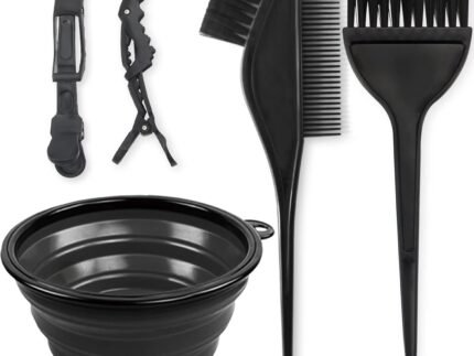 Yexixsr 5Pcs Hair Bleach Kit, Hair Dye Brush, Hair Color Bowl, Clip