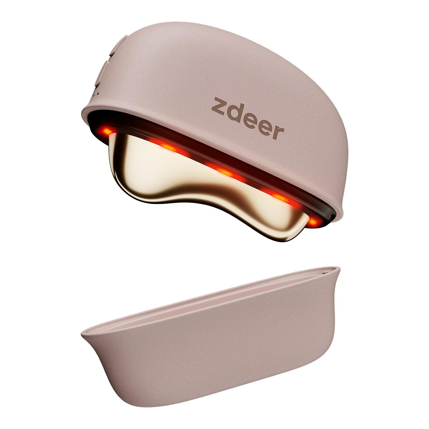 ZDEER GS5 Electric Heated Gua Sha Tool, Red Light Face Massager, Pink ZDEER GS5 Electric Heated Gua Sha Tool, Red Light Face Massager, Pink