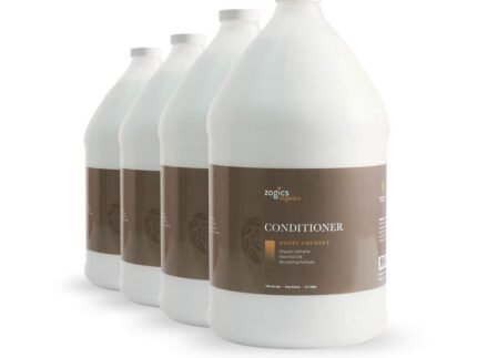 Zogics Organics Conditioner, Honey Coconut, 4 Gallon Case