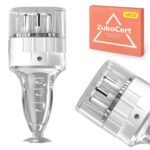 ZukoCert Scalp Applicator Comb – Hair Oil Dispenser & Serum Root Massager Brush – Portable Liquid Guide Tool for Minoxidil & Growth Treatments – Mess-Free Head Care