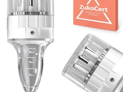 ZukoCert Scalp Applicator Comb – Hair Oil Dispenser & Serum Root Massager Brush – Portable Liquid Guide Tool for Minoxidil & Growth Treatments – Mess-Free Head Care
