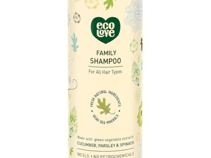ecoLove Sulfate-Free Cucumber Shampoo for All Hair Types, 17.6 oz