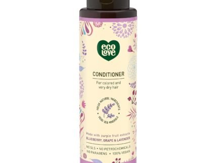 ecoLove Vegan Conditioner with Organic Lavender Extract, 17.6 oz
