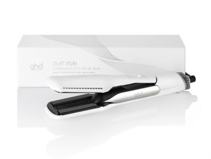 ghd Duet Style – 2-in-1 Flat Iron Hair Straightener + Hair Dryer in One Tool | Transform Hair from Wet to Styled with No Heat Damage | Blow Dry with No Fizz | 2X More Shine
