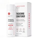 iRESTORE Biotin Hair Conditioner for Damaged Dry Hair – Good for Fine Hair Growth, Volumizing Thickening Conditioner with Ginseng & Argan Oil to Moisturize, Pair With Hair Loss Shampoo