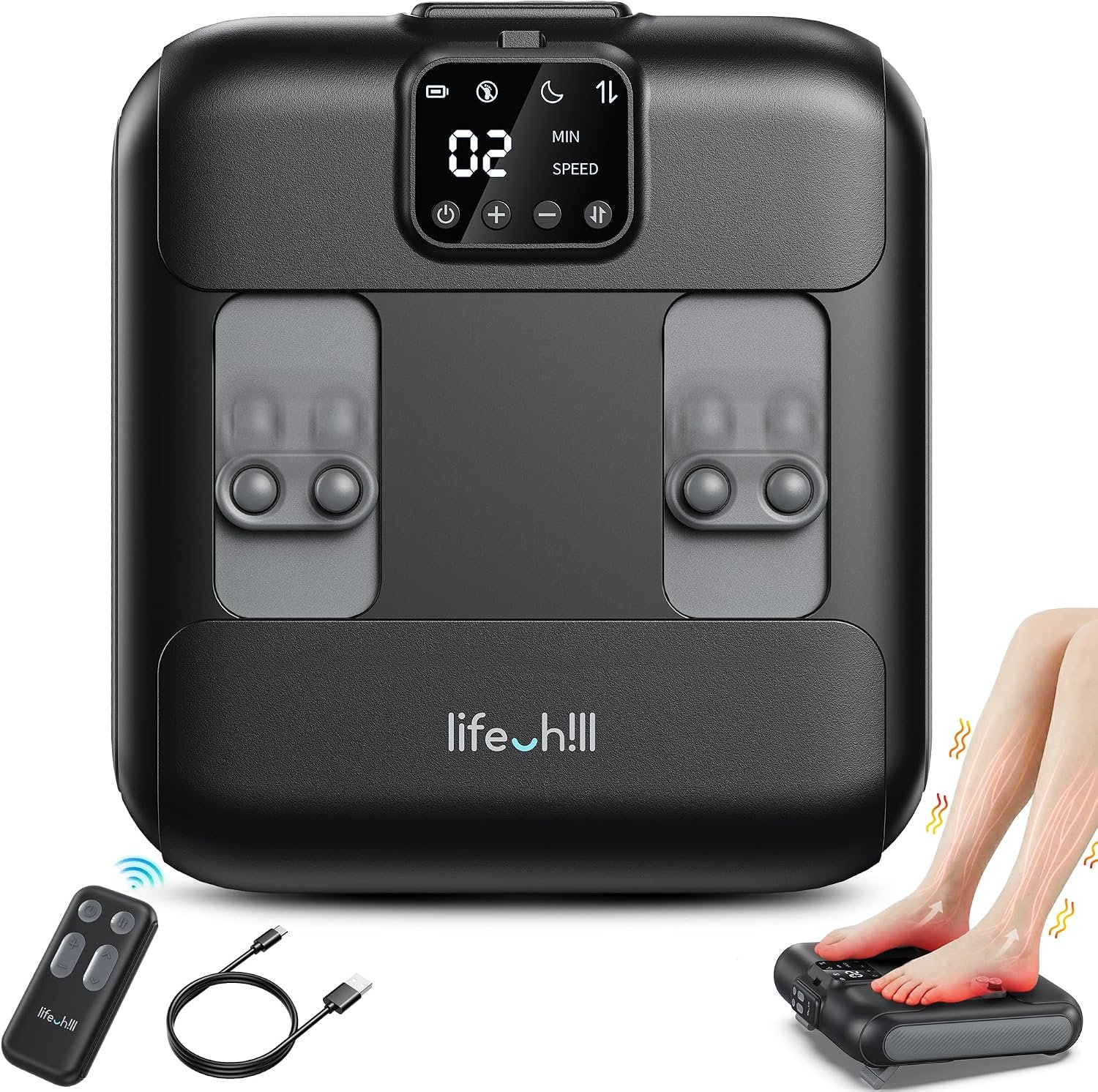 lifechill Cordless Foot Massager, Plantar Fasciitis & Neuropathy Relief lifechill Cordless Foot Massager, Plantar Fasciitis & Neuropathy Relief