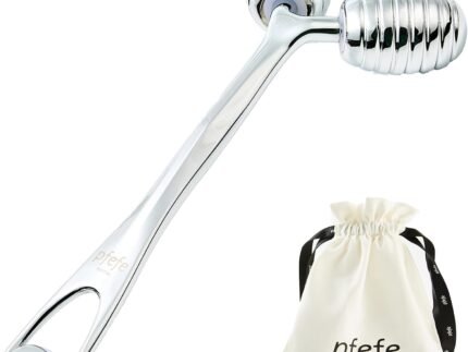pfefe Facial Cold Roller for Face & Eyes, Cooling Ice Roller Massager Tool