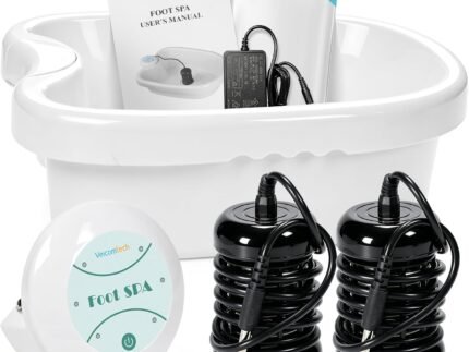 veicomtech Ionic Foot Bath Detox Machine with Basin, Ion Foot Detox Spa