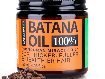 100% Raw Batana Oil for Hair from Honduras, 4.06 Fl Oz, Espresso Coffee
