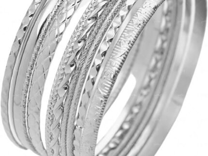 10pcs Gold Bangle Bracelets Set Gold Silver Plated Boho Vintage Multi Layer Chunky Stackable Indian Textured Metal Bracelets for Women Minimalist Wedding Bridal Prom Party Trendy Jewelry Gifts