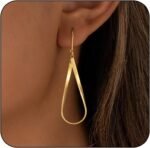 14K Gold Plated Dangle Earrings for Women Trendy
