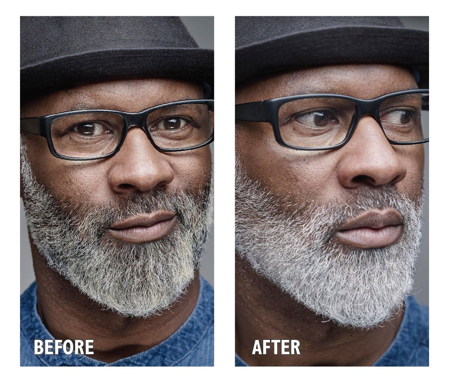 1790856227 Godefroy Silver Fox Gray Enhancing Beard Brightener For All Hair Types Leave In Conditioner Moisturizing Treatment for Gray Silver Hair Non Greasy Lightweight for Mens Beard Scalp 3 OZ