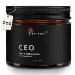 BAHAWAT Hair & Beard Butter for Men Leave-in Conditioner – Oud & Sandalwood scent – Strengthen & Soften– Made in USA -Organic Natural Ingredients | The Best Beard Butter – 2 oz.