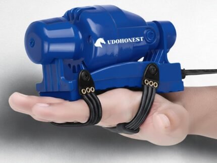 Powerful Double Speed Floating Action for Full Body Massager Corded Electric Powered, Barber Massager Blue