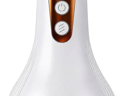 Lymphatic Drainage Massager & Body Sculpting Machine, Cellulite Massage Tool for Skin Smoothing, – Relieves Muscle Tension, Reduces Cellulite, and Enhances Skin Firmness-Ivory White