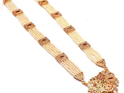 Jewar ad Necklace Indian Gold Plated Designer Layered Fashion Handcrafted Traditional Bollywood Royal Jewelry for Women
