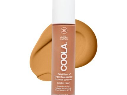 COOLA Organic Rosilliance Tinted Moisturizer with SPF 30, Dermatologist Tested, 1.5 FL Oz
