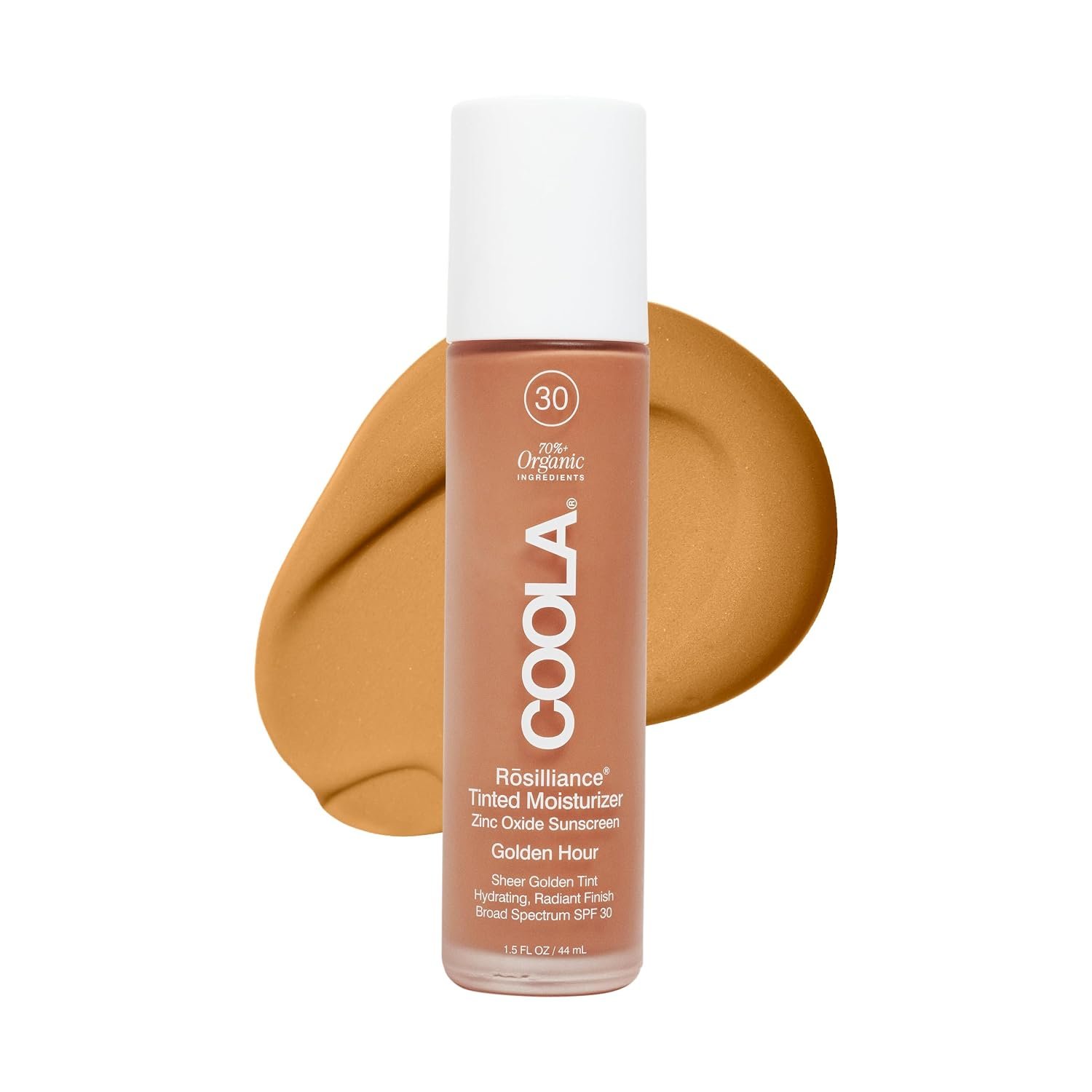 COOLA Organic Rosilliance Tinted Moisturizer with SPF 30, Dermatologist Tested, 1.5 FL Oz COOLA Organic Rosilliance Tinted Moisturizer with SPF 30, Dermatologist Tested, 1.5 FL Oz