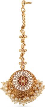 TARINIKA Antique Maang Tikka – Indian Jewelry for Women – Nethi Chutti