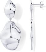 PAVOI 14K Gold Plated Teardrop Statement Drop Dangle Earrings for Women