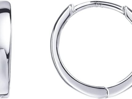 PAVOI 14K Gold Plated 925 Sterling Silver Post Huggie Earrings – Small Hoop Earrings for Women