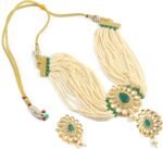 Jewarhaat AD CZ Kundan Pearl Studded Gold Plated Indian Jewelry Sets for Women