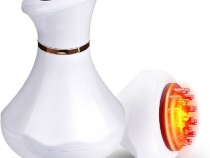 Lymphatic Drainage Massager,4-in-1 Electric Body Sculpting Brush,Helps Reduce Stretch Marks&Cellulite for Relaxation,Multi-Speed Anti Cellulite Massage Tool for Belly Legs Arms(White)