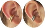 2 Pairs Chunky Ear Cuff Earrings Non Piercing for Women