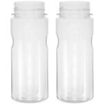 2PCS Hydrogen Oxygen Facial Machine Bottles, 7.7x3x3in Plastic Replacement Bottle Easy to Install and Clean for Home Beauty Device Salon Skin Care Device