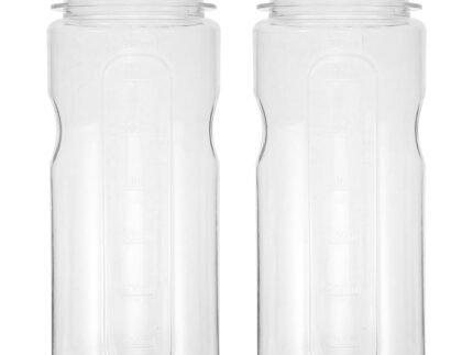 2PCS Hydrogen Oxygen Salon Bottles Facial Machine Accessories, 7.7x3x3in Plastic Facial Device Bottle Replacement for Skin Care Beauty Salon Device