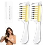 2Pcs Scalp Essential Oil Applicator, Refillable Scalp Oil Applicator Comb