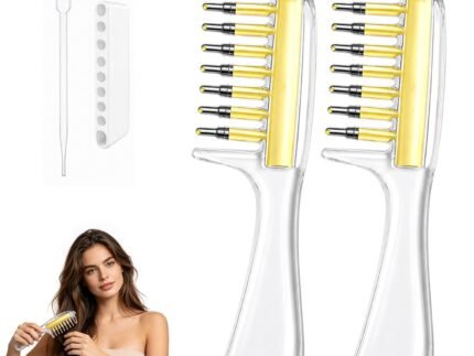 2Pcs Scalp Essential Oil Applicator, Refillable Scalp Oil Applicator Comb