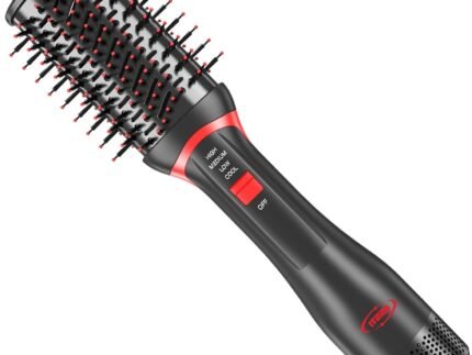 4-in-1 Hair Dryer Brush, 1200W Ionic Ceramic Hot Air Blowout Volumizer