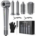 5 in 1 Hot Air Styler Wrap for Women – High-Speed Frizz-Free Hair Dryer Brush, Ion Fast Drying Auto Wrap Cruler, No Heat Damage Air Styler Wrap – Curl, Volumize, Straighten, Gift Idea