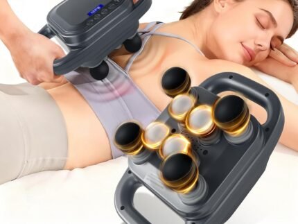 8 Head Massage Gun,Muscle Massager Deep Tissue, Back Massager