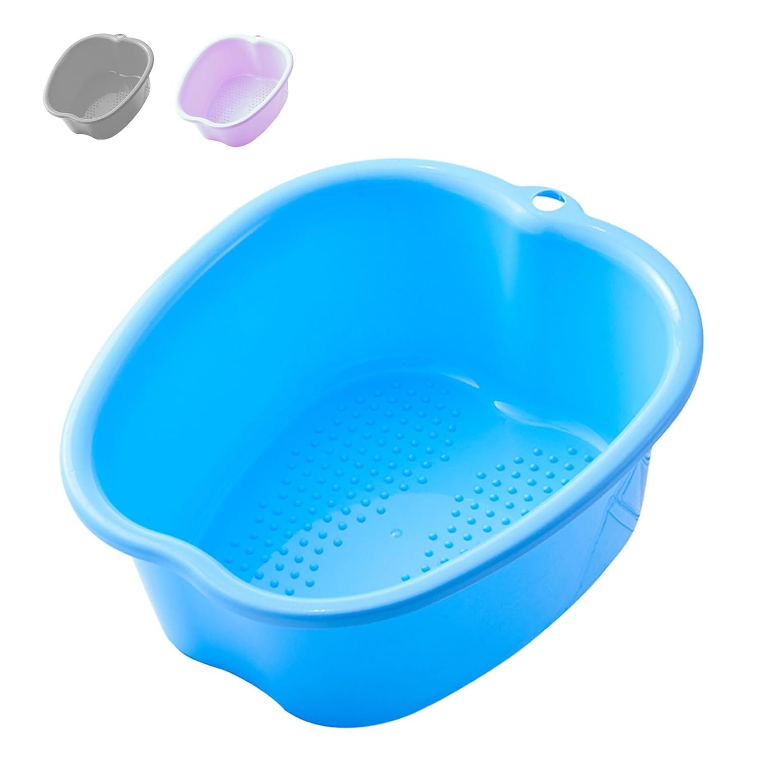 AXLOFO® Foot Soaking Tub Large Size Foot Basin, Feet Soaking Tub with Massage Acupoint, Pedicure Feet Soak Basin Plastic Bucket for Women and Men (Blue) AXLOFO® Foot Soaking Tub Large Size Foot Basin, Feet Soaking Tub with Massage Acupoint, Pedicure Feet Soak Basin Plastic Bucket for Women and Men (Blue)