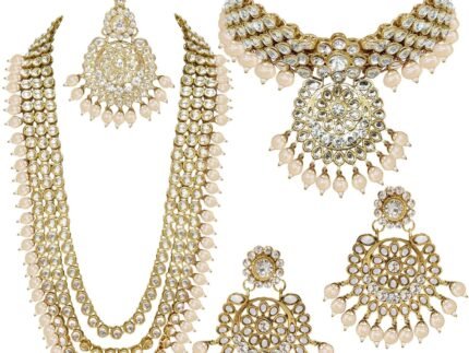 Aheli Indian Wedding Heavy Bridal Traditional Jewellery Set Gift for Women